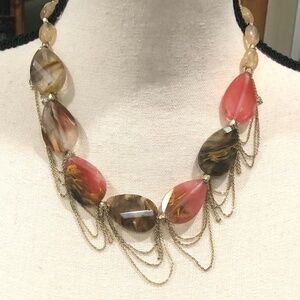 𝅺anthropologie Sybaris Bib Quartz Necklace